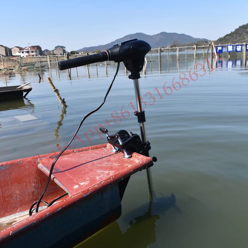 12v marine thruster/electric outboard brushless rubber boat motor propeller stern mounted propeller