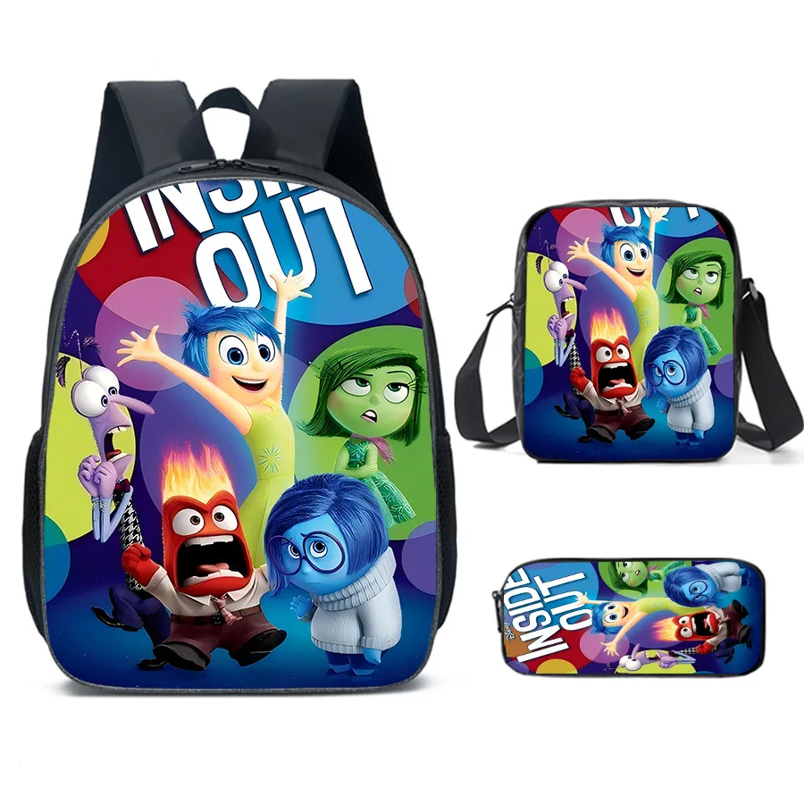 New Inside Out 2 Cartoon Backpack Kindergarten Children Backpack Children\'s Large Capacity Backpack Birthday Gift