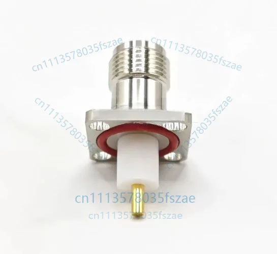 1pc tnc-kfd-8-5 four-hole flange with waterproof ring tnc microstrip female seat hole spacing 12.7 medium diameter 7-pin 2.1