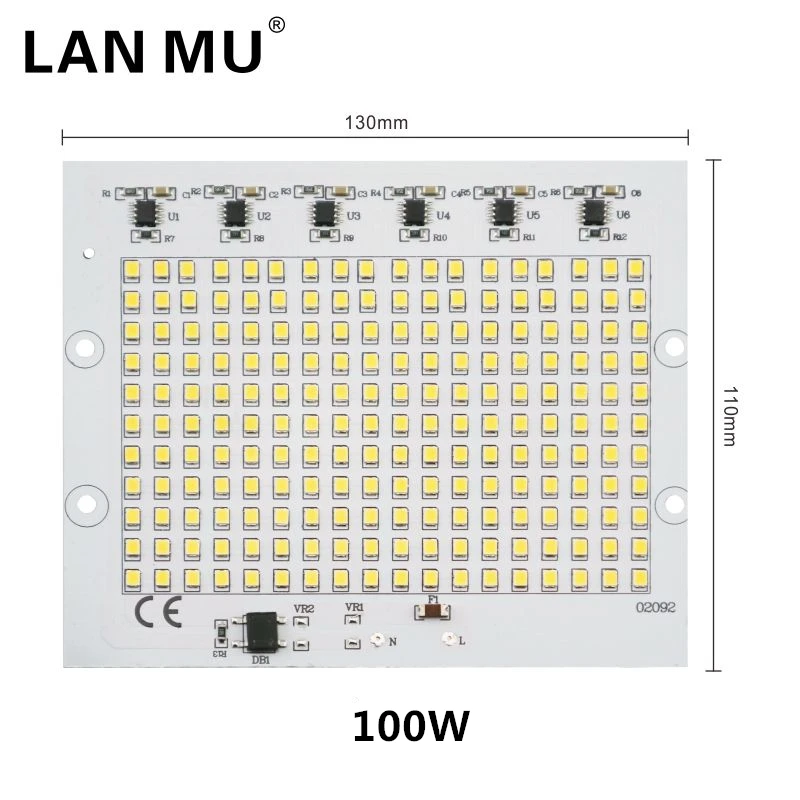 LED Lamp Chips 220 V SMD Lamp 2835 Smart IC Led Licht Ingang 10 W 20 W 30 W 50 W 100 W Voor Outdoor Schijnwerper