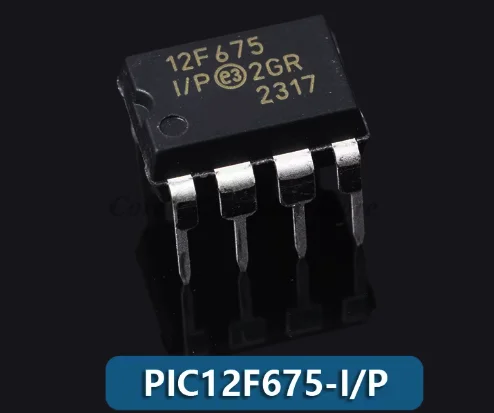 10pcs/Lot 100% New PIC12F675-I/P PIC12F675 12F675 PIC12F675-I/SN PIC12F675-ISN DIP-8