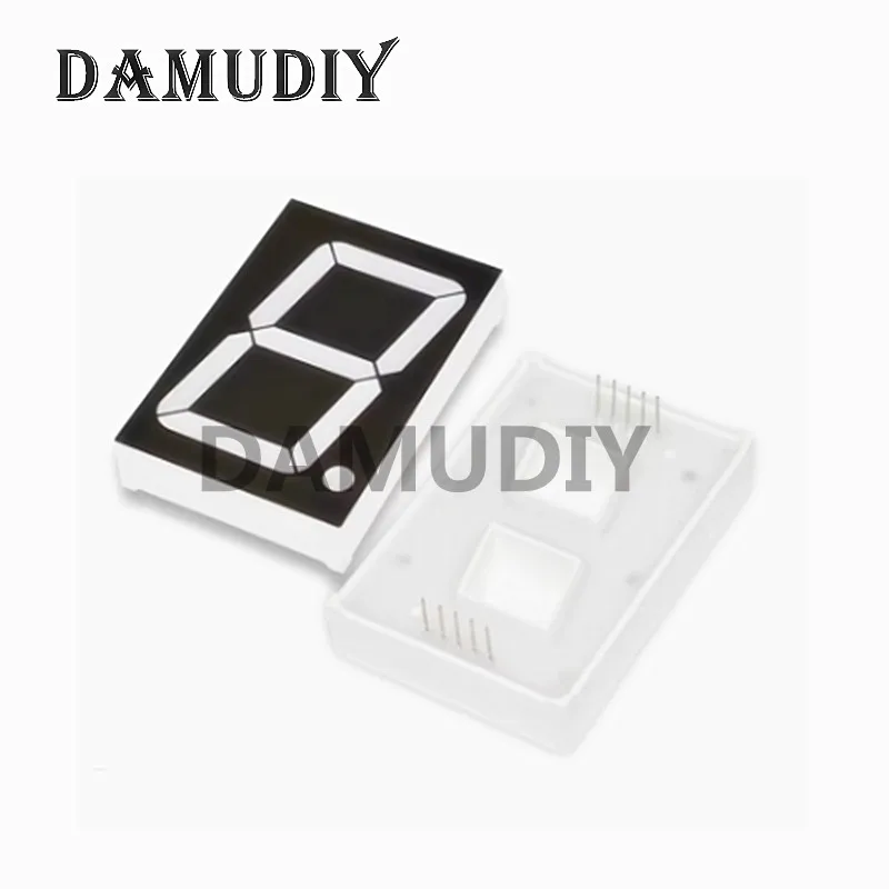 1 Stück 1,8 Zoll LED-Anzeige 7 Segment 1 Bit Ziffernröhre Rot Gemeinsame Kathode Digital 1,8 Zoll LED 7 Segment