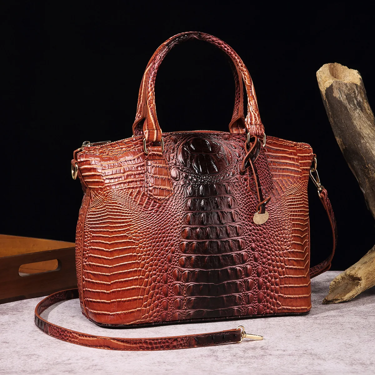 Leather Women Messenger Bags Crocodile Female Crossbody Bags Shoulder Bags For Women 2023 High Quality Ladies Handbags Tote vip