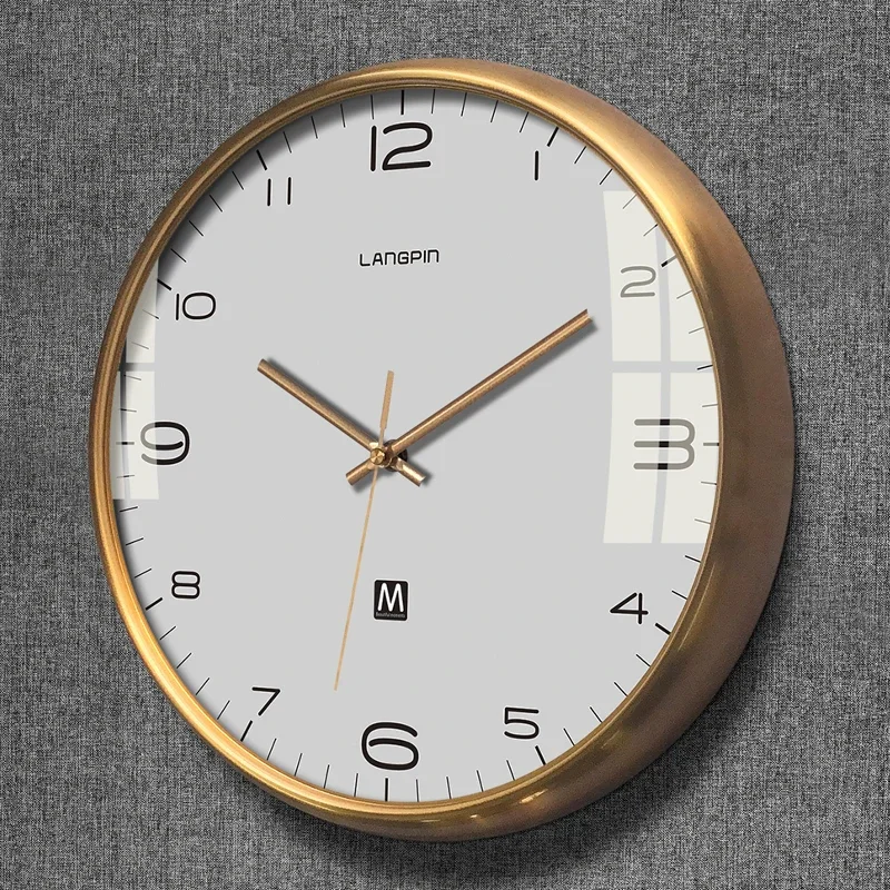 Modern Large Wall Clock Vintage Solid Wood Retro Silent Living Room Home Bedroom Office Clocks Wall Watch Duvar Saati Gift FZ117