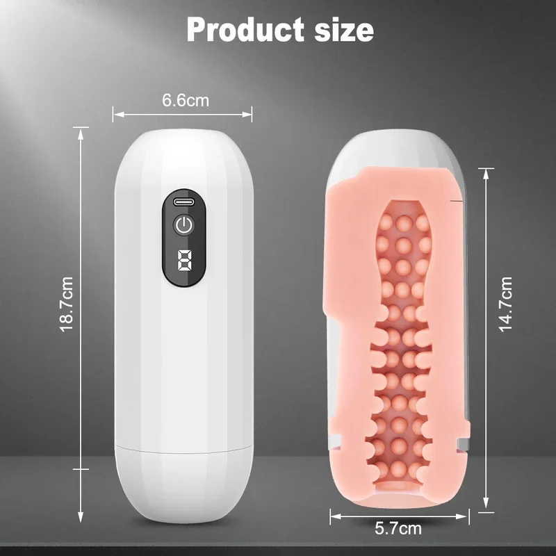 Masturbador masculino de succión automática, máquina de mamada por vibración, copa de masturbación, bomba de pene de coño de bolsillo, juguete sexual, productos para adultos para hombres