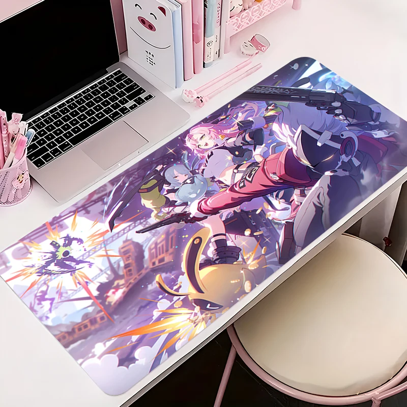 Mousepad pc acessórios de jogos armário de computador tapete estendido antiderrapante mouse pad teclado z-zenless zona zero tapete de mesa de escritório