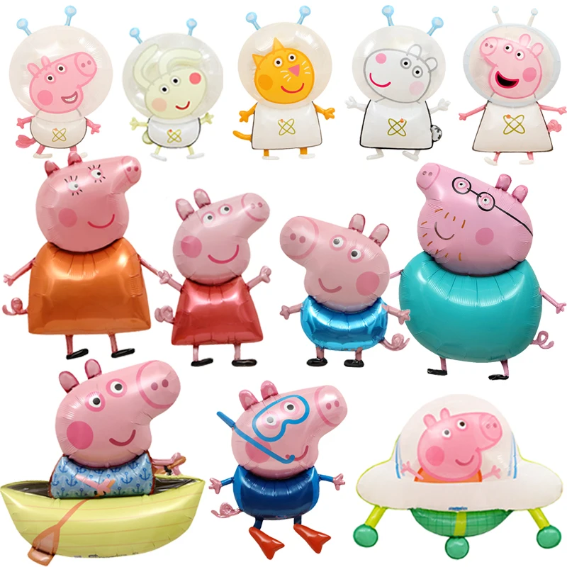 Anime Peppa Pig Party Ballon Peppa George Folieballonnen Feestversieringen Babyshower Verjaardagsballon Voor Feestartikelen Speelgoed