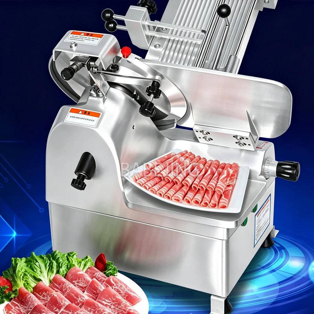 Mutton Beef Roll Slicer Commercial Automatic Meat Cutter for Restaurant Diner Frozen Meat Processing Task