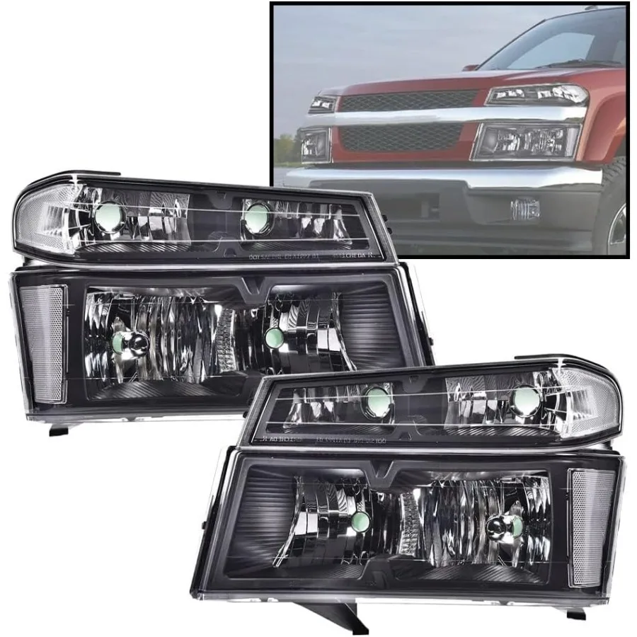 

Headlights for 20042012 Chevy Colorado and GMC Canyon Fit 2006 Isuzu i280 i350 and 20072008 i290 i370 Dual Driver and Passenger