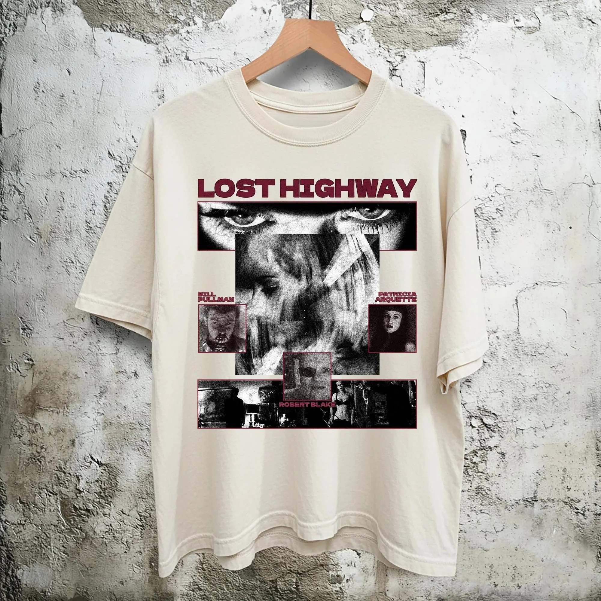 Camiseta de la película Lost Highway, camiseta clásica de David Lynch, camisetas gráficas vintage, camiseta de verano para hombres y mujeres