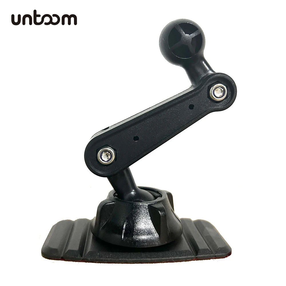 Uniwersalna podstawa samoprzylepna do deski rozdzielczej samochodu z głowicą kulową 17 mm, obracana o 360 stopni, uchwyt samochodowy na telefon komórkowy, akcesoria do mocowania telefonu.