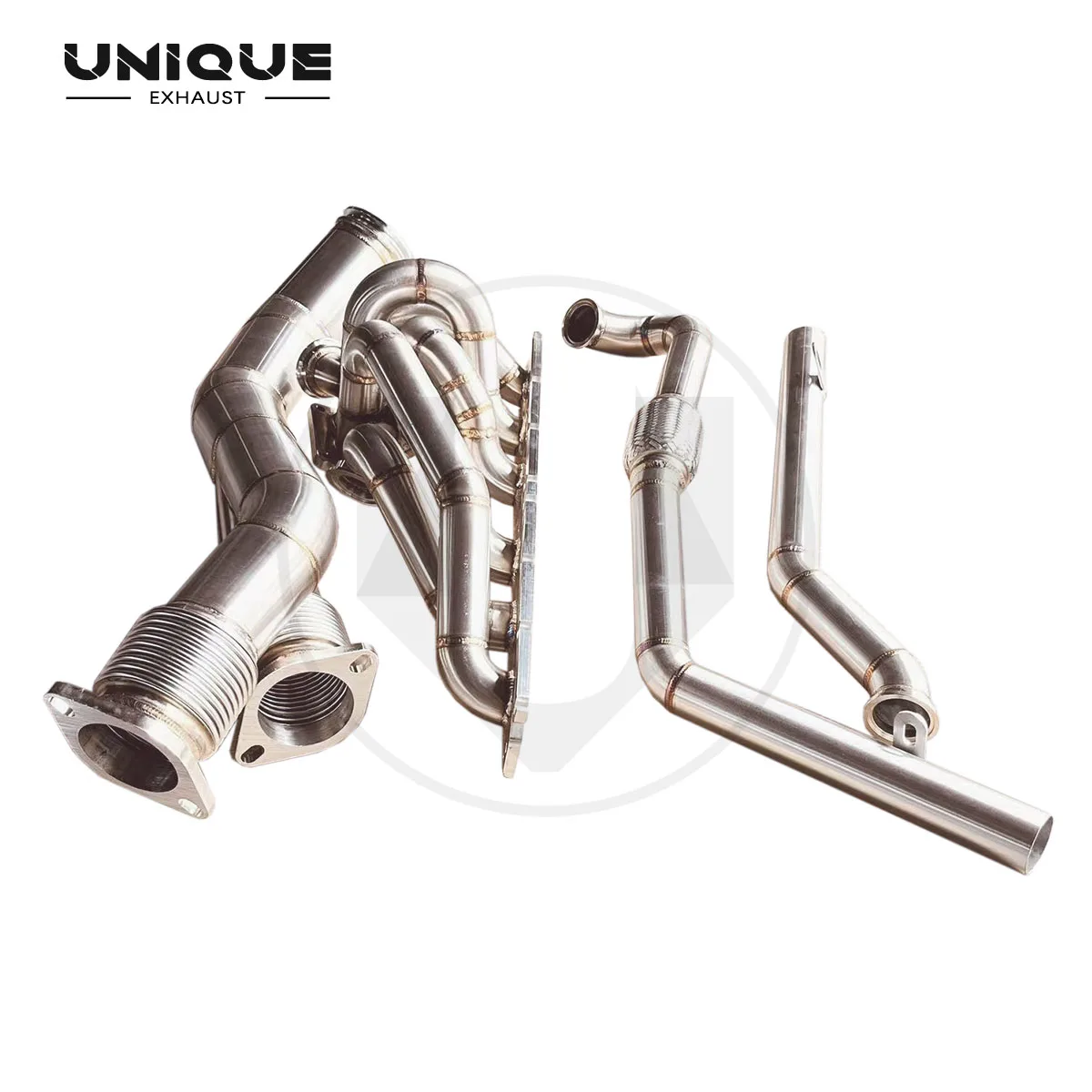 

UNIQUE for BMW G80 G82 M3 M4 S58 Single Turbine Manifold Connected to Garrett PTE with T4 Shell Discharge Exhaust Pipe