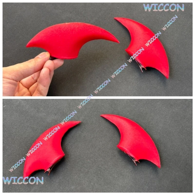 Daemon Cosplay Horns Anime PANTY & STOCKING With GARTERBELT Scanty Kneesocks Wig Long Hair Prop Women Halloween Roleplay