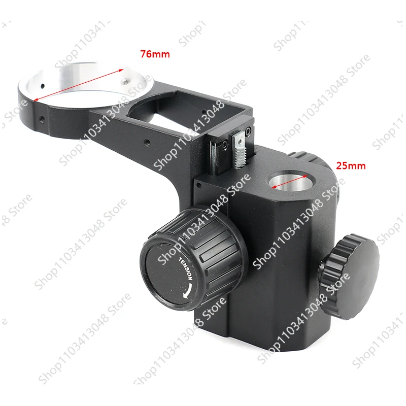 76mm Focusing Holder Adjustable Multi-axis Metal Boom Arm Table Base Stand Trinocular Binocular Stereo Microscope Bracket