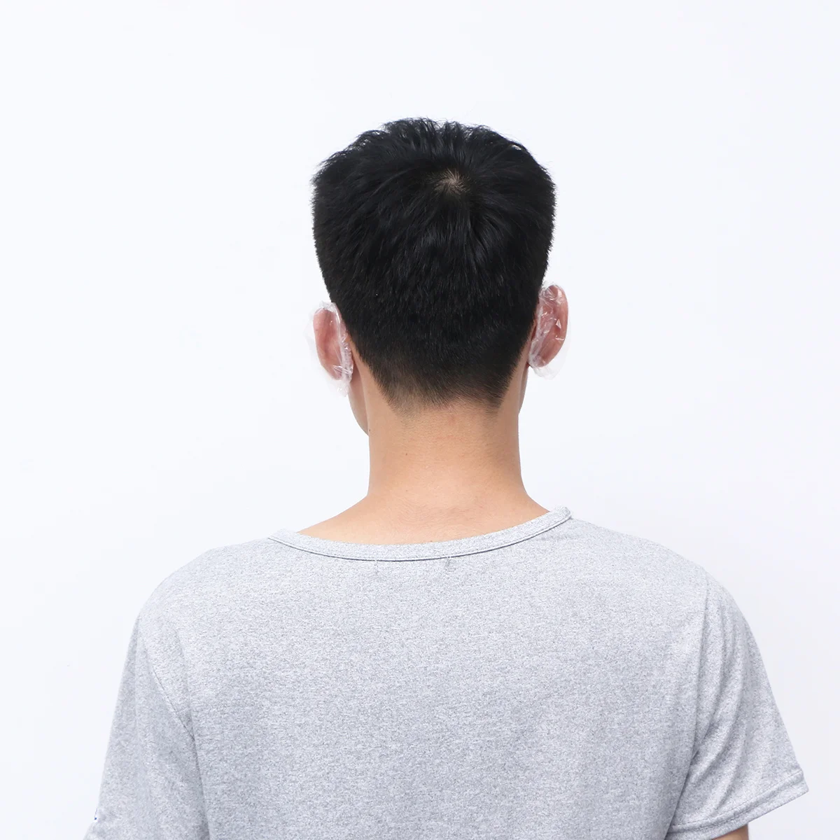 

100Pcs Transparent Ear Cover Waterproof Disposable Earmuffs for Hair Dye Shower Spa Salon Ear Protection Disposable Earmuff