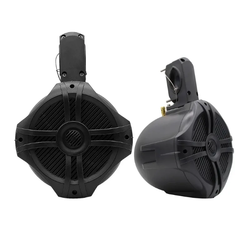 200W 6.5 Inch Outdoor Waterproof Audio Accessory Tower Black Speaker H-6106 (Pair) for UTV ATV Yacht RV Golf