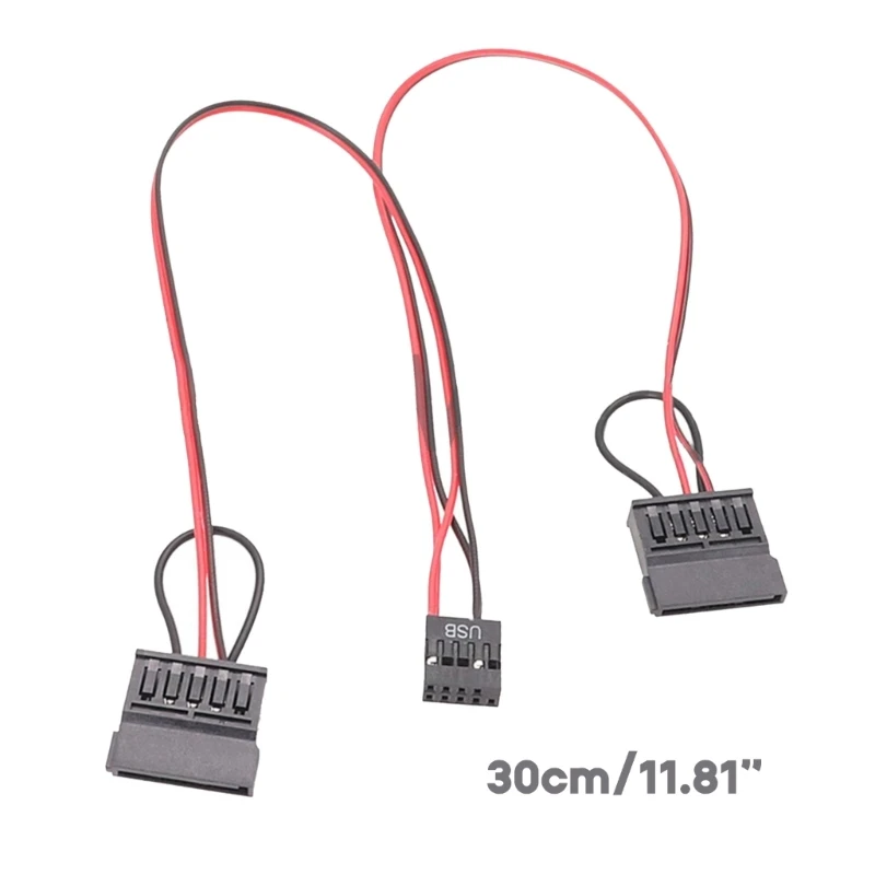 DN59 عالي الجودة PVC 239 USB إلى سلك الطاقة للوحات الأم Itx USB 9pin إلى 2.5 بوصة قطع غيار الكمبيوتر المحمول