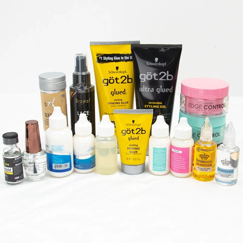 Waterproof Glue For Hair Wig Glue For Lace Front Wig/Toupee/Closure/Hair Extension And Remover Super Bonding Adhesive Glue