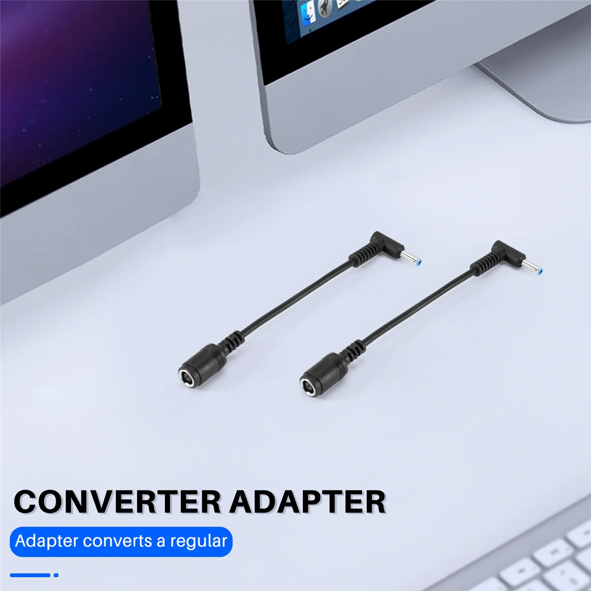 Adapter Voeding 7.4x5.0mm naar 4.5x3.0mm Tip Connector Converter voor HP Stream Spectre Pavilion Envy Elitebook Split Chromebo