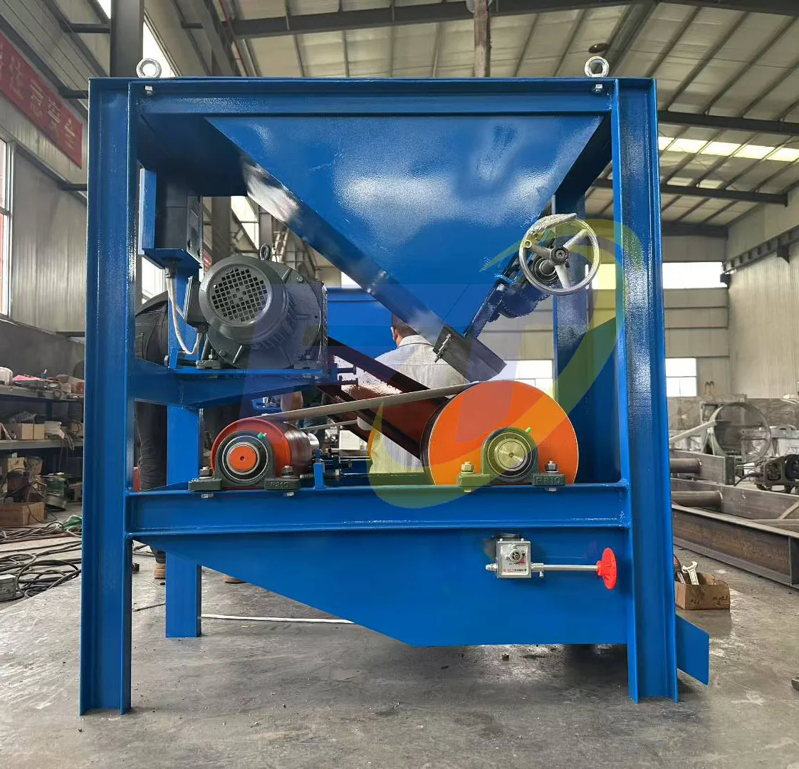 Single Roller Magnetic Separator for Iron 15000GS High Intensity Mineral Dry Roll Magnet Separation Machine view 2