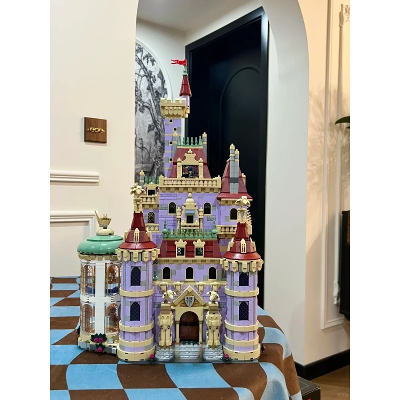 2025 princesa castelo brinquedo romântico 43263 modelo modular para meninas blocos de construção educativos presente aniversário brinquedo decorativo 2916 pçs