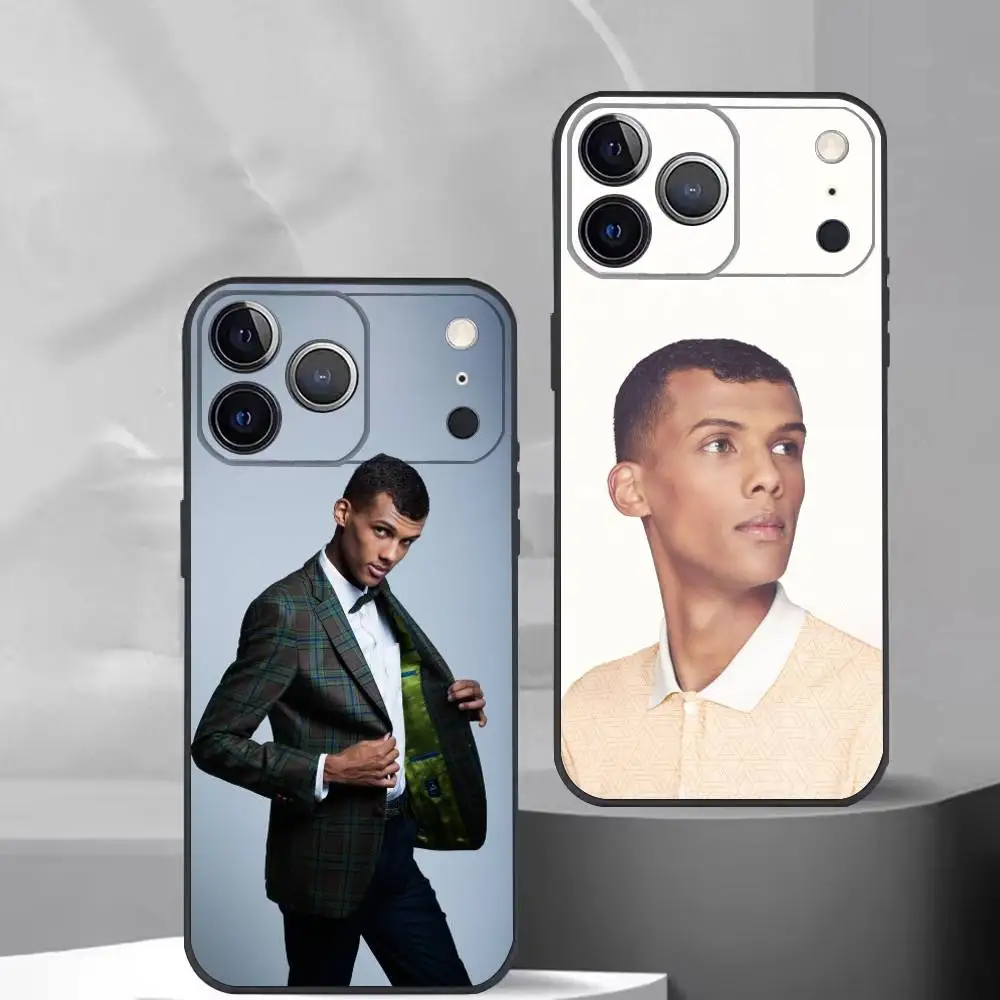 Stromae Paul Van Haver Phone Case For iPhone 17,16,15,14,13,12,11 Plus,Pro Max,XS,Soft Silicone Black Cover