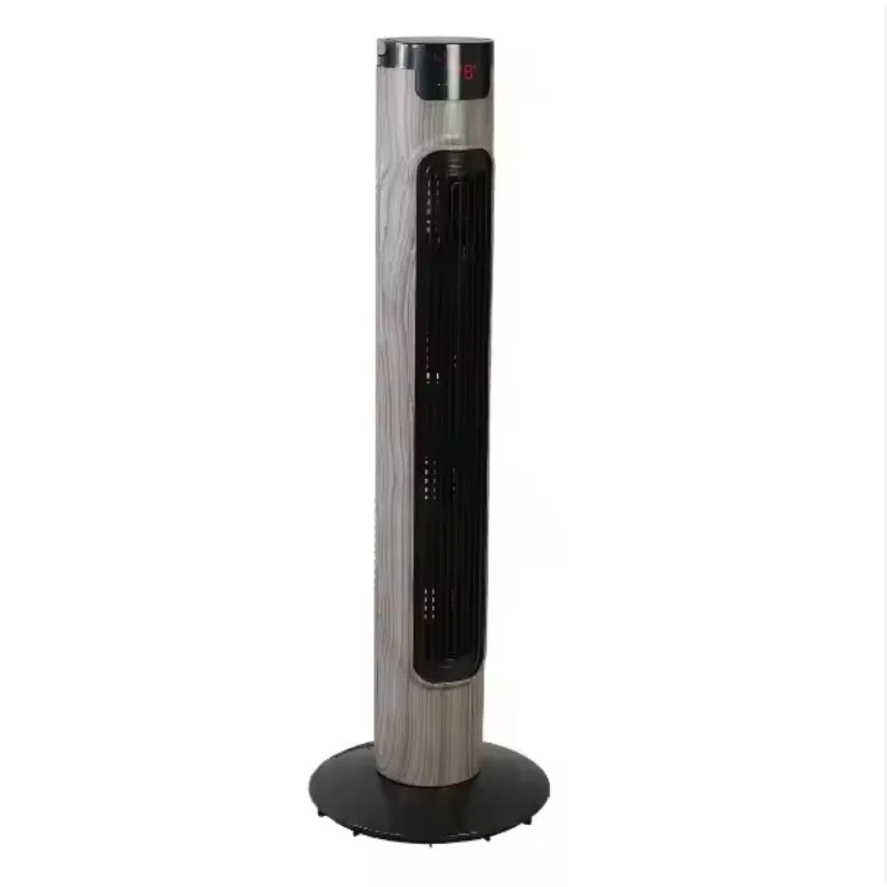 Hot Selling 220v Household Tower Fans Vertical Bladeless Design Display Screen Mechanical Control for Hotel Use Made Plastic