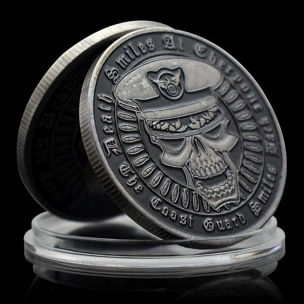 เหรียญสะสมสุดสร้างสรรค์สำหรับมนุษย์นกอินทรีสีเขียวของเสรีภาพเหรียญที่ระลึกสำหรับใช้ในทะเล