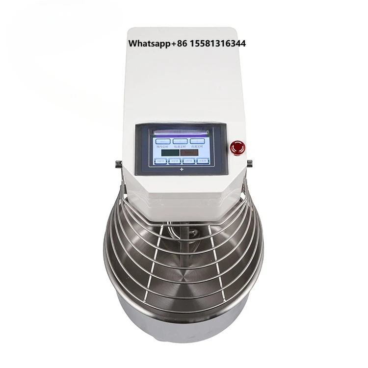 15L Automatic Commercial Bread Dough Mixer Dough Mixer Spiral Dough Mixer for Bakery Shop