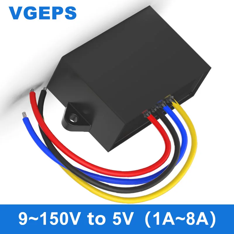 

58V60V to 5V Isolation Converter 12V24V to 5V Isolation Transformer 96V108V Fully Isolated Power Module 9-150V DC to DC