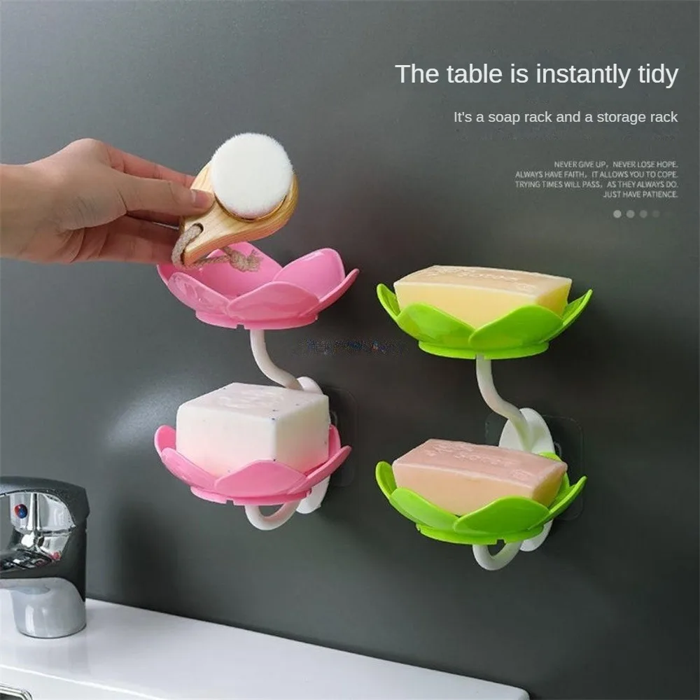 Soap Box Anti-slip Drain 68.7g Bathroom Laundry Soap Holder Easy To Use Ventilation And Quick Drying Bathtub/surrounding