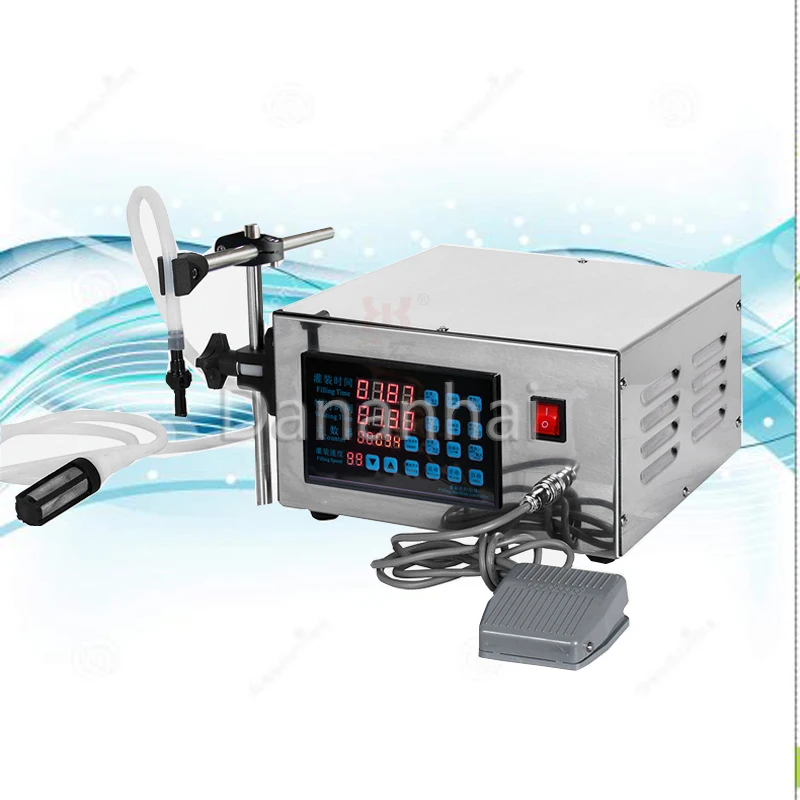 Full-Automatic Table Type Numerical Control Conveying Liquid Filling Machine Beverage Milk Perfume Filler