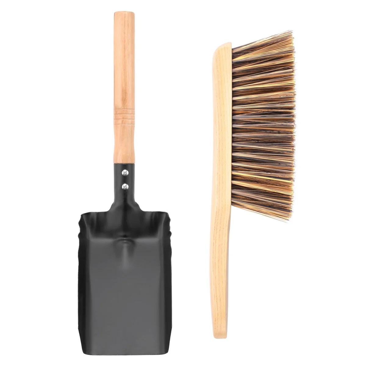 

Coal Shovel and Hearth Brush Set, Fireplace Shovel and Brush, Hearth Tidy Set, Fireplace Tool Set, Fire Pit Tools