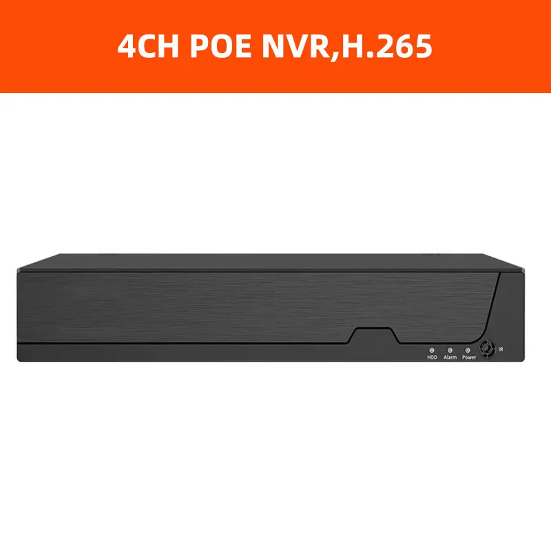 4CH 12MP POE Channel 8TB H.265 Embedded Network Video Recorder High Resolution NVR Recorder