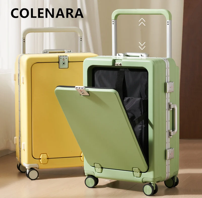 COLENARA Cabin Suitcase USB Charging Multifunctional Boarding Box 20