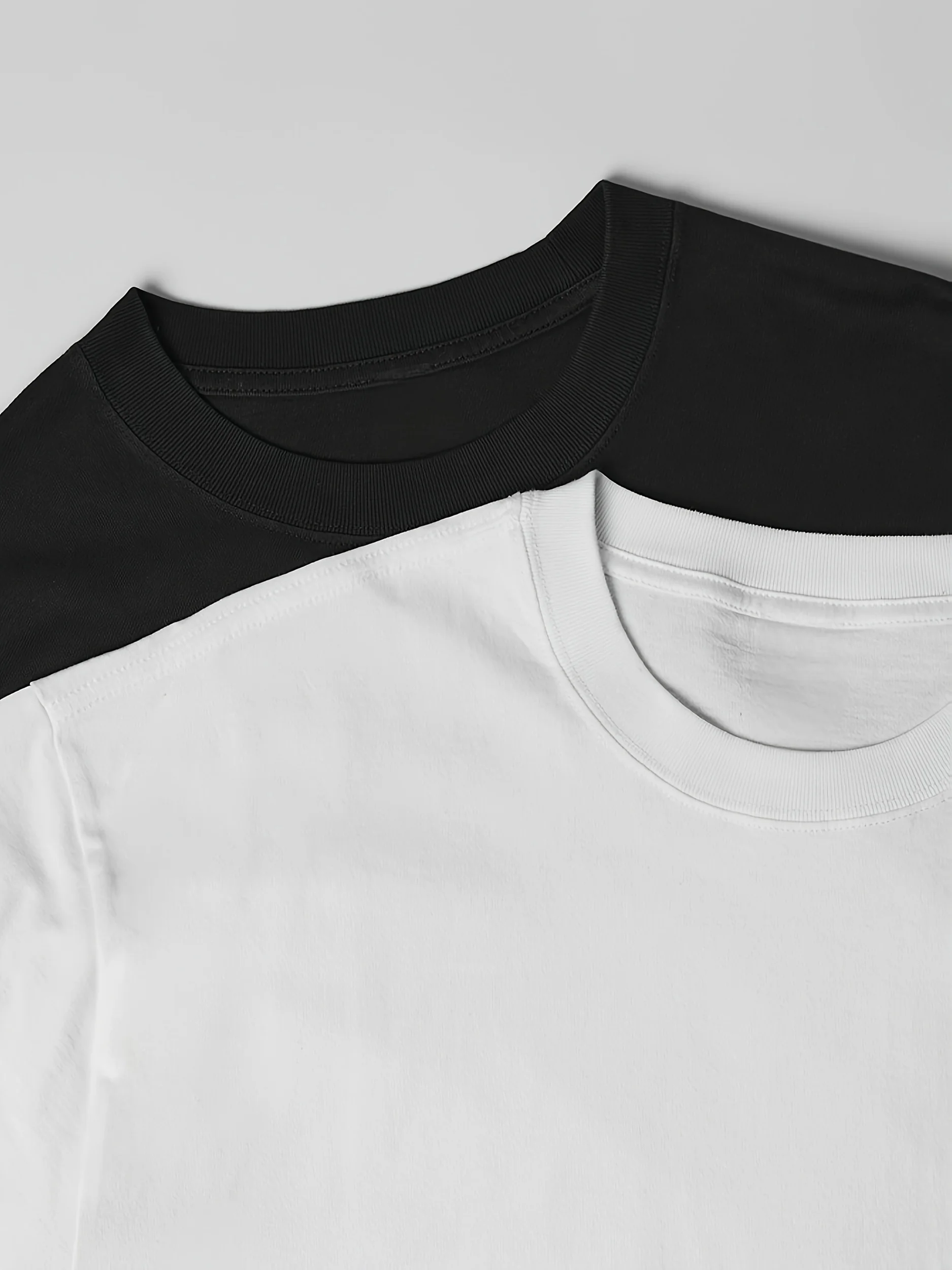 تي شيرت أسود أبيض ووردي ريترو 80s Pop Art Santa Claus مع طباعة شعار THUG LIFE - 100% بأكمام قصيرة قابلة للتنفس Casu #4