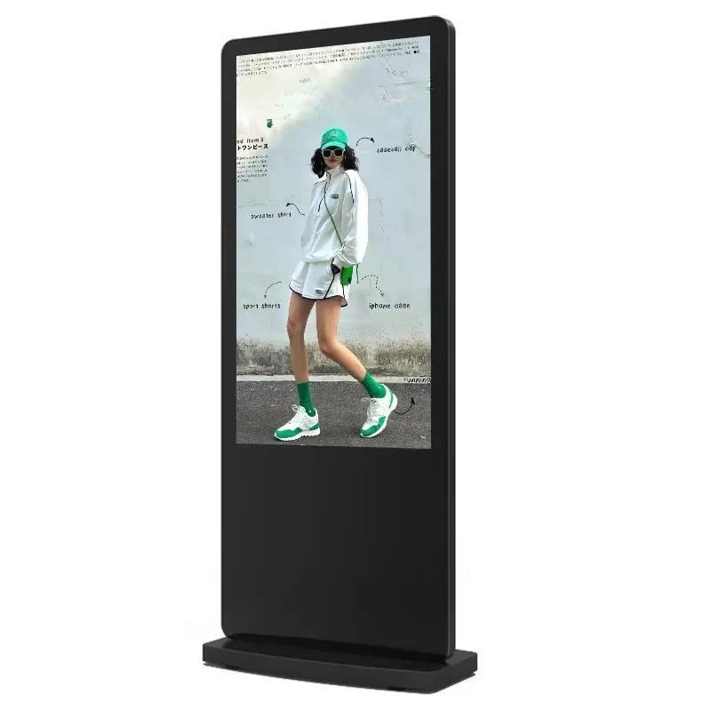 50-Inch Waterproof LED Display Double Screens Outdoor Floor Standing Digital Signage and Billboard Advertising for Outdoor