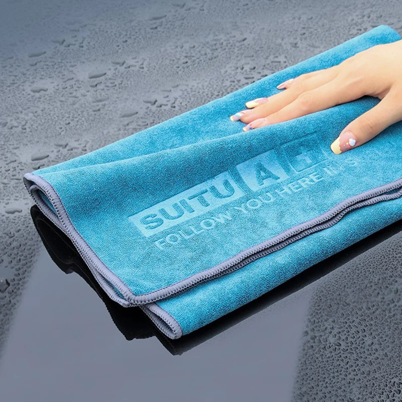 

Car Wash Towel Special Thickened Absorbent Extra-large Car Wiping Cloth Glass Does Not Leave Traces Brush Car Interior Rag