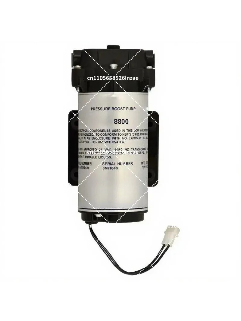 

Diaphragm Pump 24V DC/AC 200GPD 60-125PSI RO Booster Pump for Water Purifier Pressure Boost & Filtration