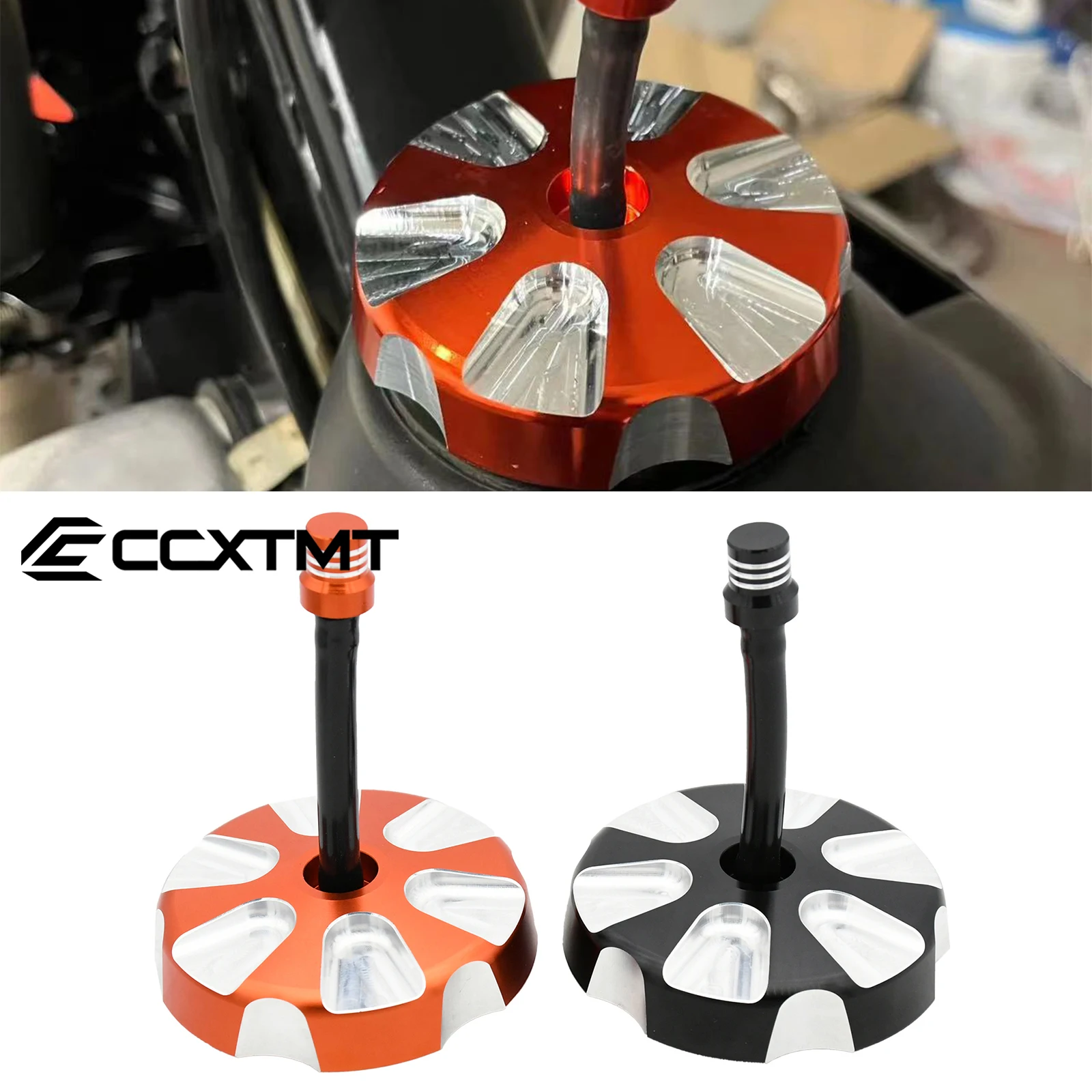 Motorcycle Tank Cell Cap CNC Fuel Tank Cover For KTM SX SXF XC XCF XCW XCFW EXC EXCF 125 150 200 250 300 350 400 450 2011-2023