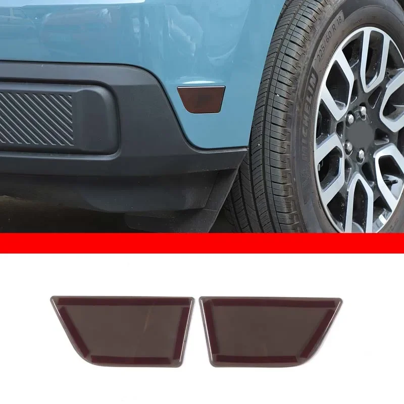 

For 2022 Ford Maverick car front bumper turn signal cover indication signal cover sticker car exterior protection accessories