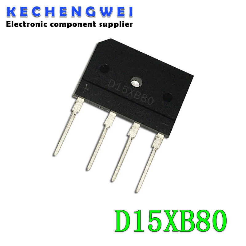 5PCS D15XB80 ZIP-4 D15XB 60 ZIP bridge rectifier D15XB80 D15XB 80