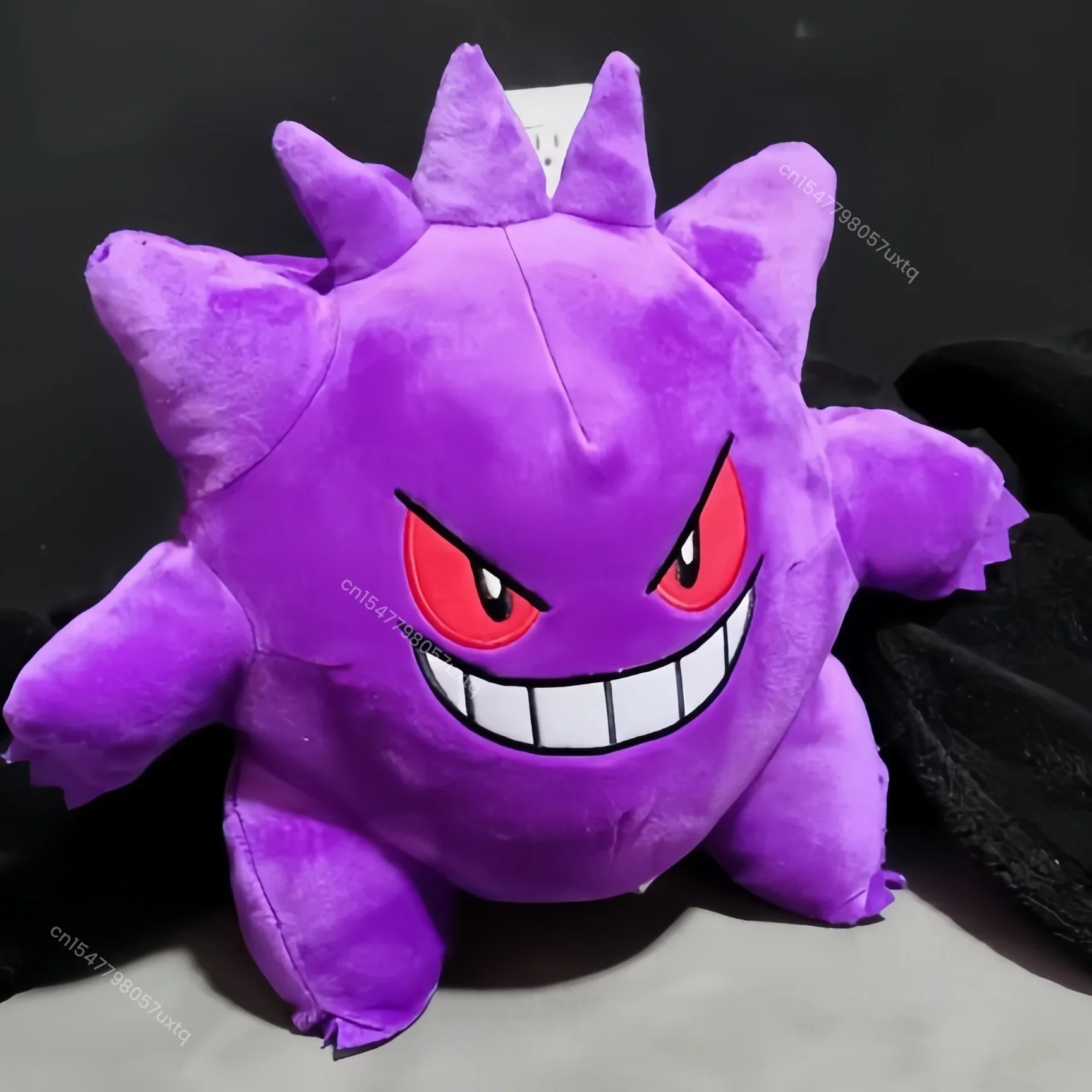Schattige Gengar pluche knuffel Pokemon Ghost Type karakterpop Zacht paars Gengar Plushie Perfect cadeau voor Pokemon-liefhebbers