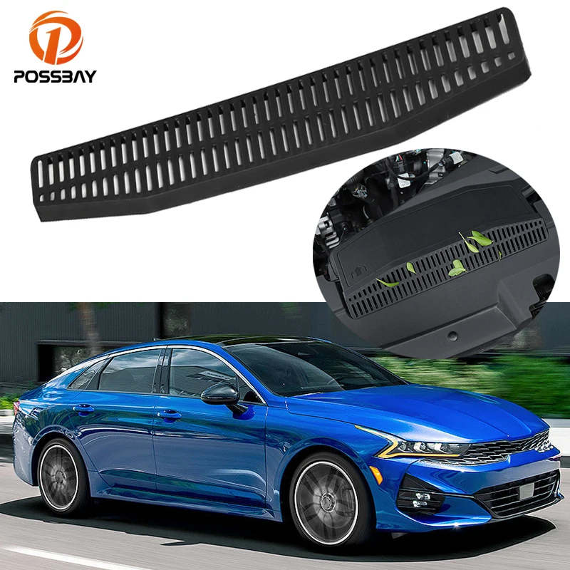 Car Engine Air Intake Outlet Protective Cover for Kia Optima K5 2020 2021 Black Flow Vent Trim Sticker Auto Styling Accessories