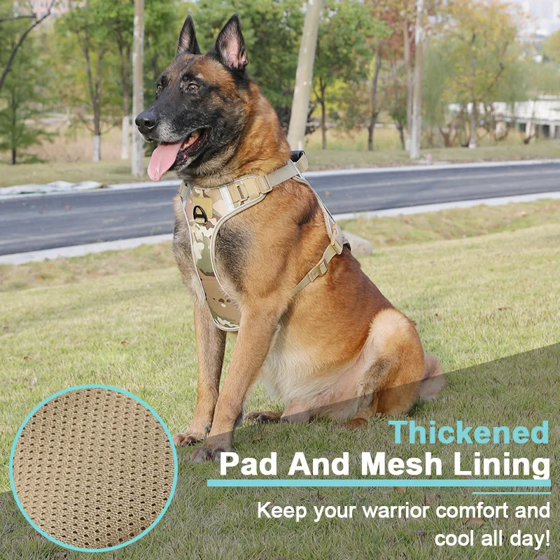 Tactical Dog Harness Pet training vest Dog Harness and leash set for small medium big dog walking hunting