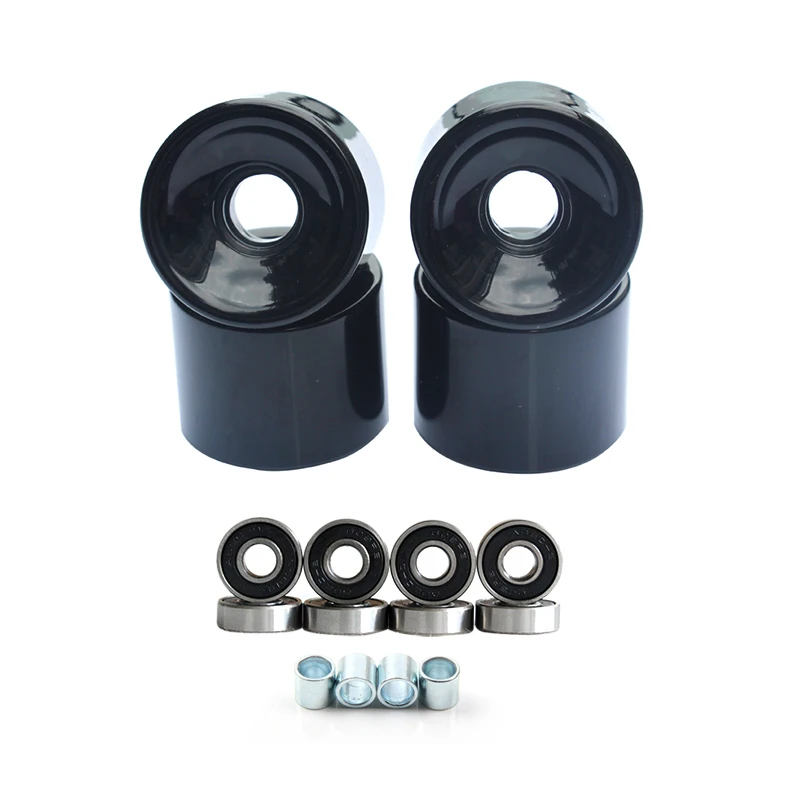 65X51mm Surfbrett Räder Longboard Räder mit lager kit Skateboard Ersatz PU Räder
