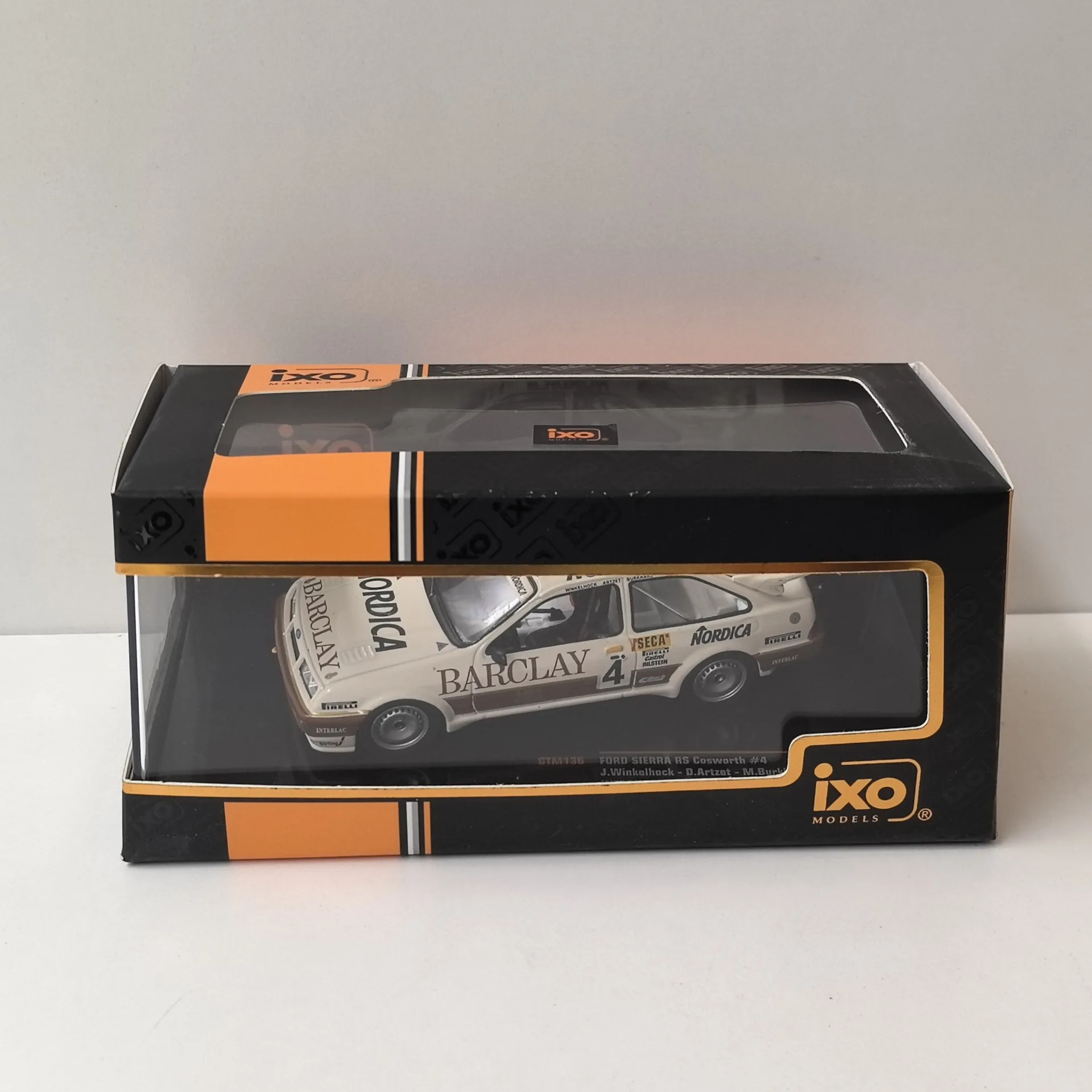 

Литой под давлением IXO масштаб 1/43 FORD SIERRA RS # 4 1987, модель автомобиля из сплава, Коллекционная игрушка, подарок, сувенир, витрина, орнамент