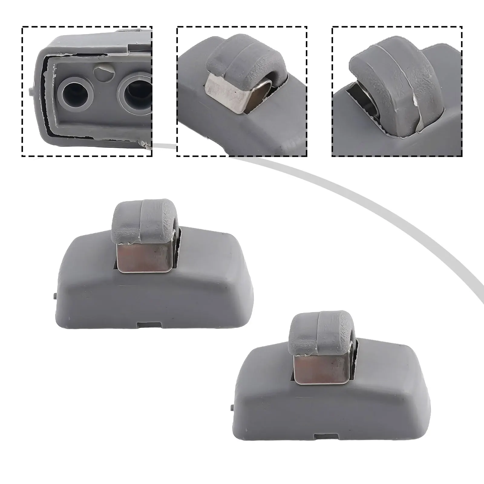 Skoda Sun Visor Clips Front Sun Visor Hook Clips Direct Replacement High-quality Nylon Material Long-lasting Durability