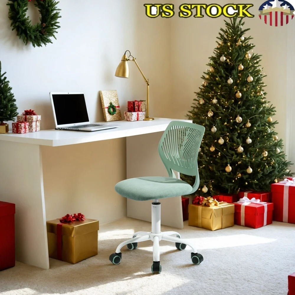 

Adjustable Gaming Chair Swivel Computer Chair Ergonomic Study Seat Home Office Compact Design Comfortable Cushion