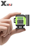4D 16 Lines Mini Laser Level Self-Leveling Green Line Horizontal Vertical Cross Laser Level with Remote Control